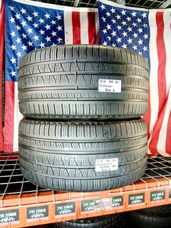 🇺🇸 2 GREAT USED TIRES 315/35R21 PIRELLI SCORPION VERDE A/S ALL SEASON USED TIRES 315 35 21