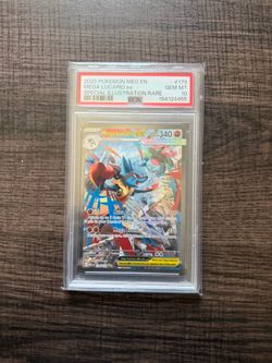2025 Pokemon MEG EN Mega Lucario Ex #179 Special Illustration Rare PSA 10 Gem Mint