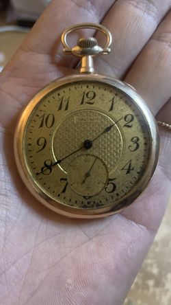 👍yes Still Available👍Waltham pocket Watch Gold Filled…