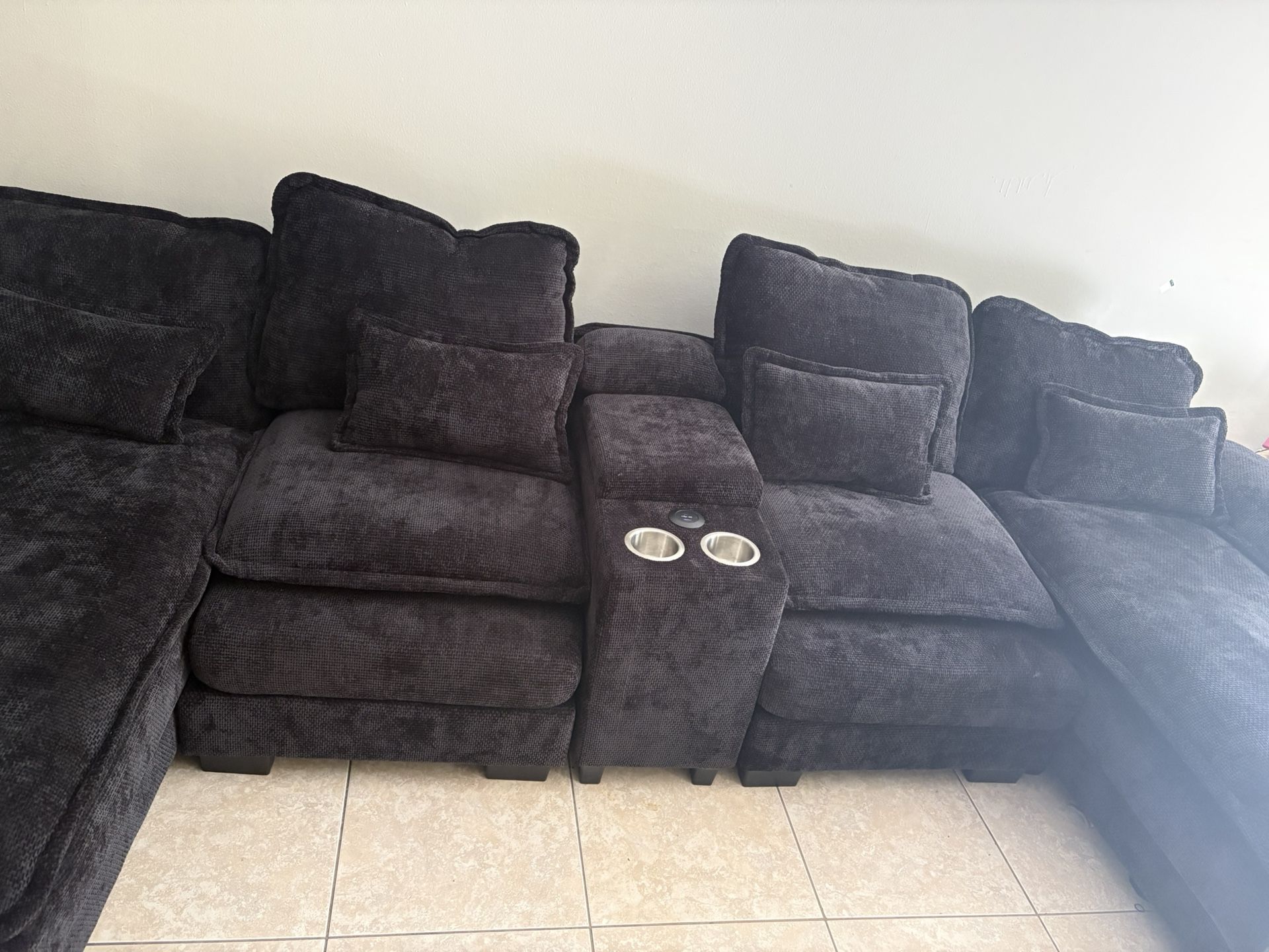 Black couch 