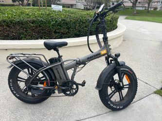 Rattan Electric Bike – Fat Tire – Foldable – Works Great
