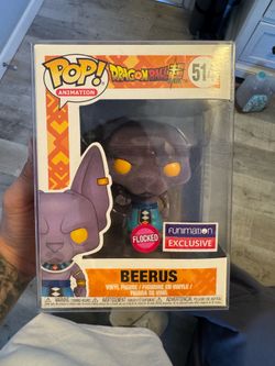 Flocked Lord Beerus Funko Pop