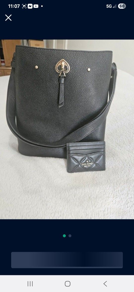 Kate Spade Bucket Bag With Card Holder