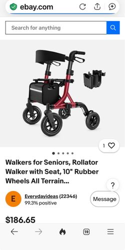 MaxWalk with Seat and All-Terrain Wheels