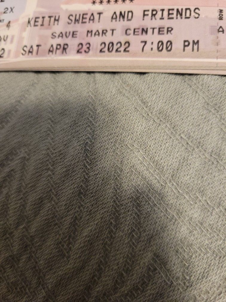 keith sweat tixs floor seats
