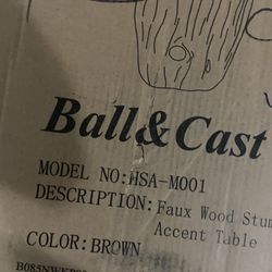 Fake Wood Center Piece 