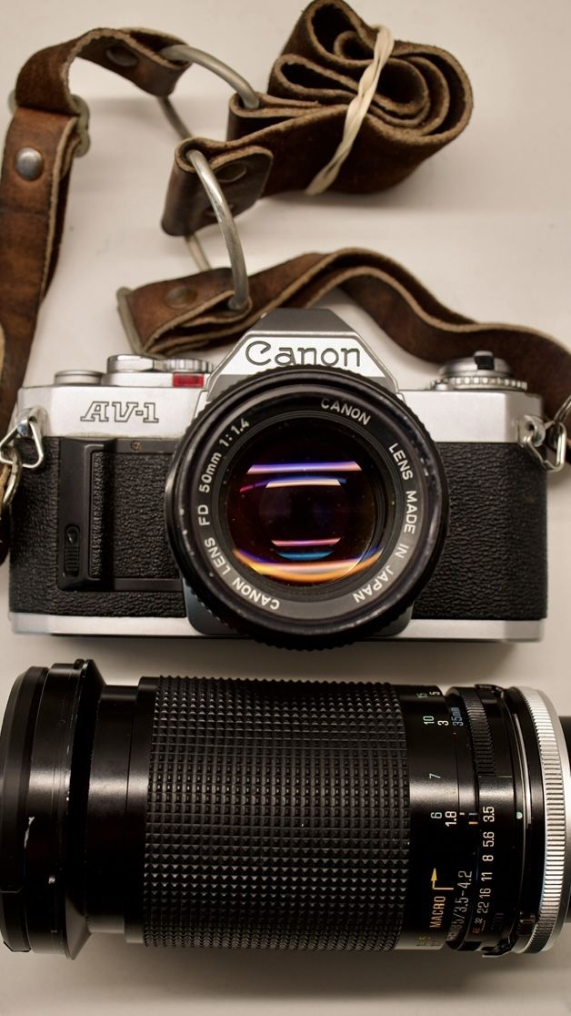 Tested* Canon AV Vintage Film Camera With Lenses Av1 Body