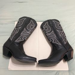 Durango Women’s Cowboy Boots - Black - Size 8 - Excellent Condition
