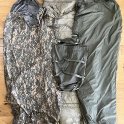 WINTER SLEEPING BAG SET Military Grade 