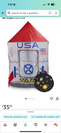 Rocket Play Tent Storage