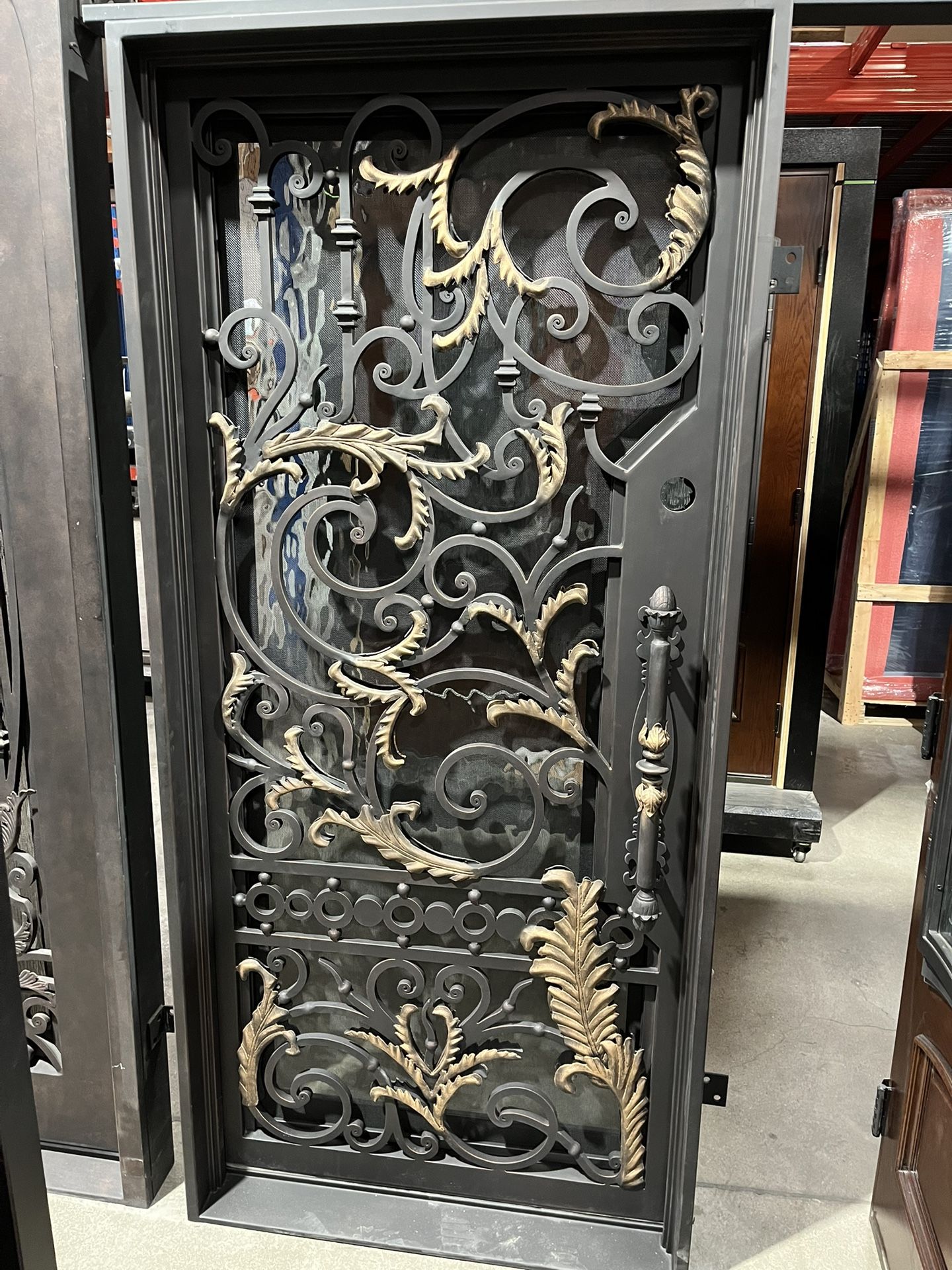 Factory Direct Wrought Iron Doors Started from 95/sq ft