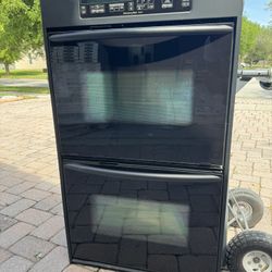 Black Kitchen Aid Double Oven