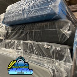 Beautyrest Black  Queen Mattress And Box Set New Cama Bonita 