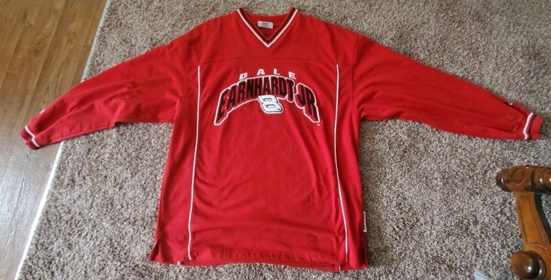 Nascar Dale Earnhardt Jr Red Sweatshirt Size XL