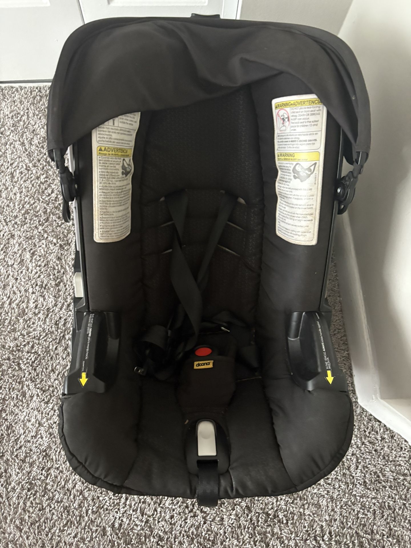 Doona Infant Car Seat & Stroller – No Base, No Padding