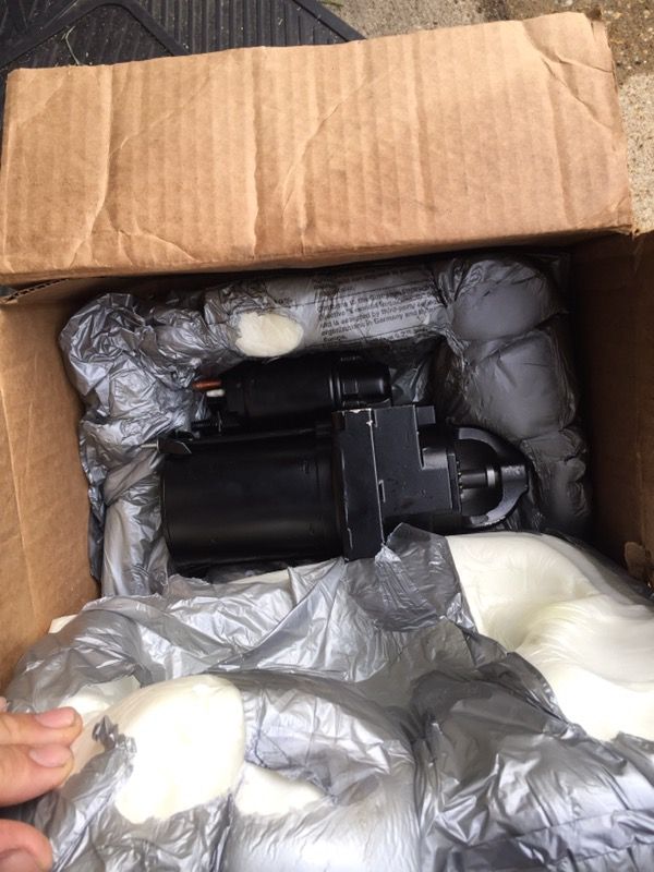 Starter motor mercury