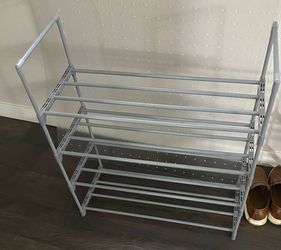 3-Tier Shoe Rack / Storage Shelf – Sturdy Metal
