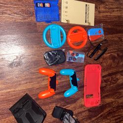 Nintendo Switch Accessories + 2 Games 