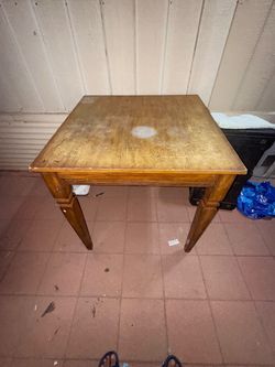 Dining table.