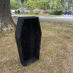 Halloween Wooden Coffin - Halloween Decorations 