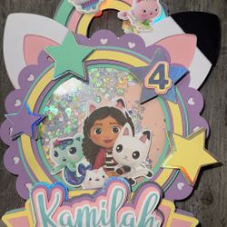 Gabby Dollhouse Cake Topper 