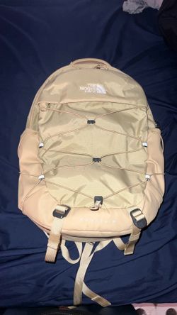 The North Face Borealis backpack in Khaki Stone