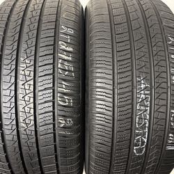 2 Tires 275 45 21 Pirelli Scorpion Zero As Like New No Repairs