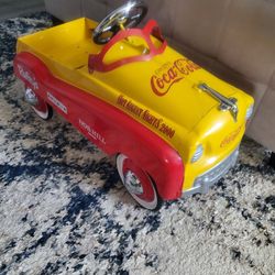 coca-cola pedal car/ truck
