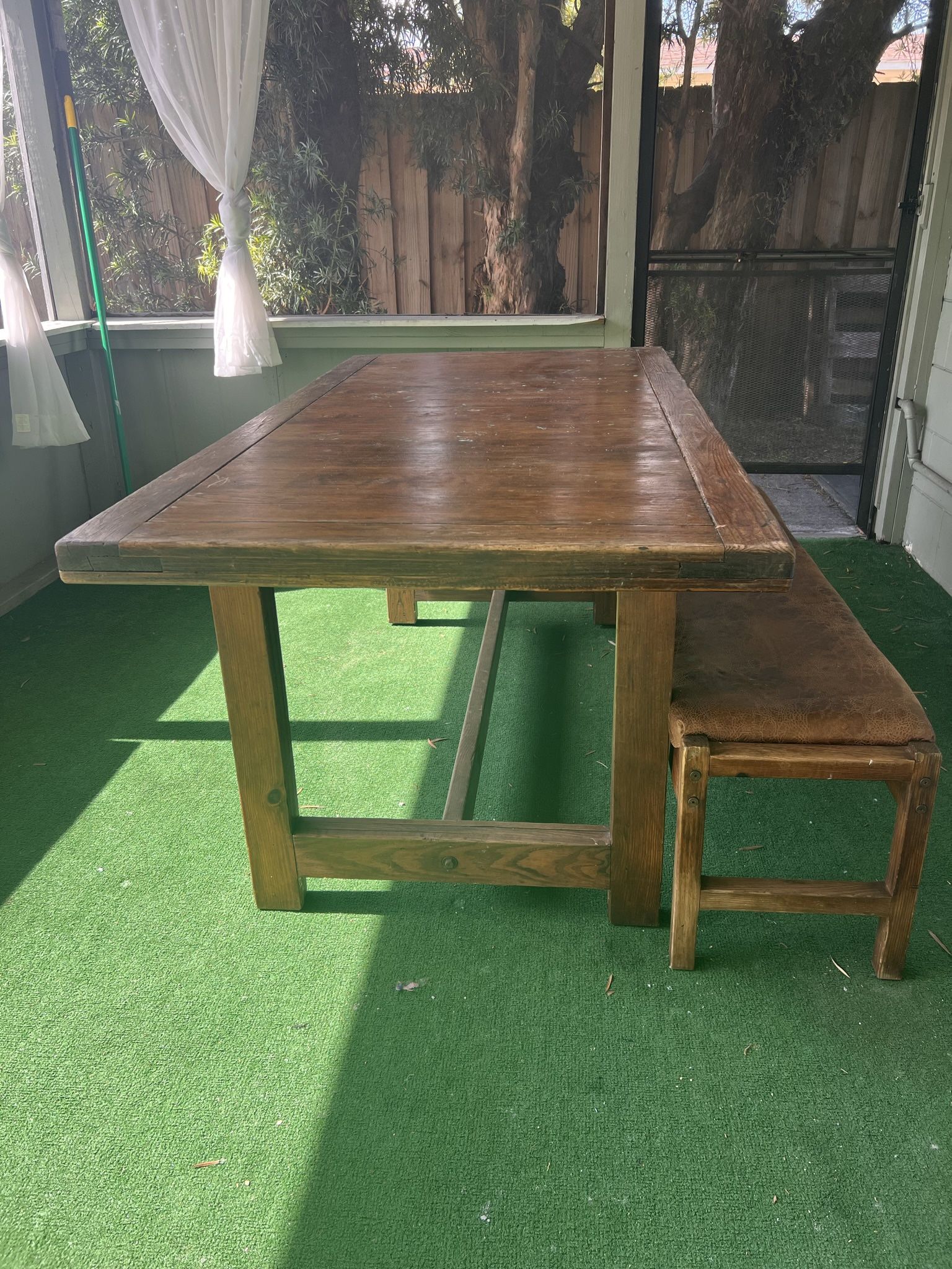 Farmhouse Wooden Table