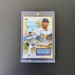Topps 2024 Series 1 Home Field Advantage Clayton Kershaw Dodgers HFA-2