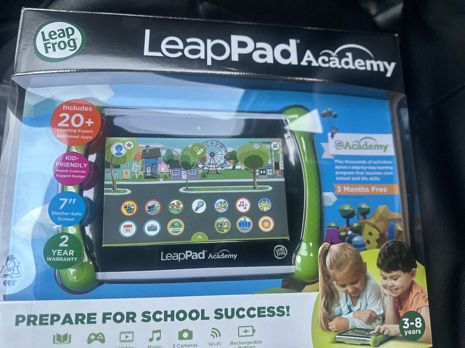 LeapFrog LeapPad Academy Kids' Learning Tablet, Green