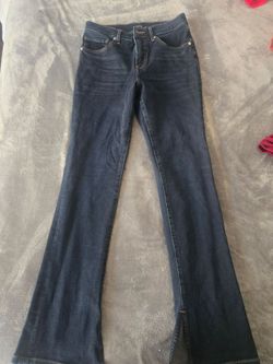 Express Dark Denim Skyscraper Jeans / Size 4 Short