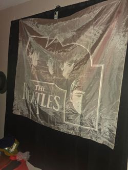 Vintage beatles silk screen