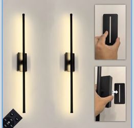 Battery Operated Wall Sconces Set of 2