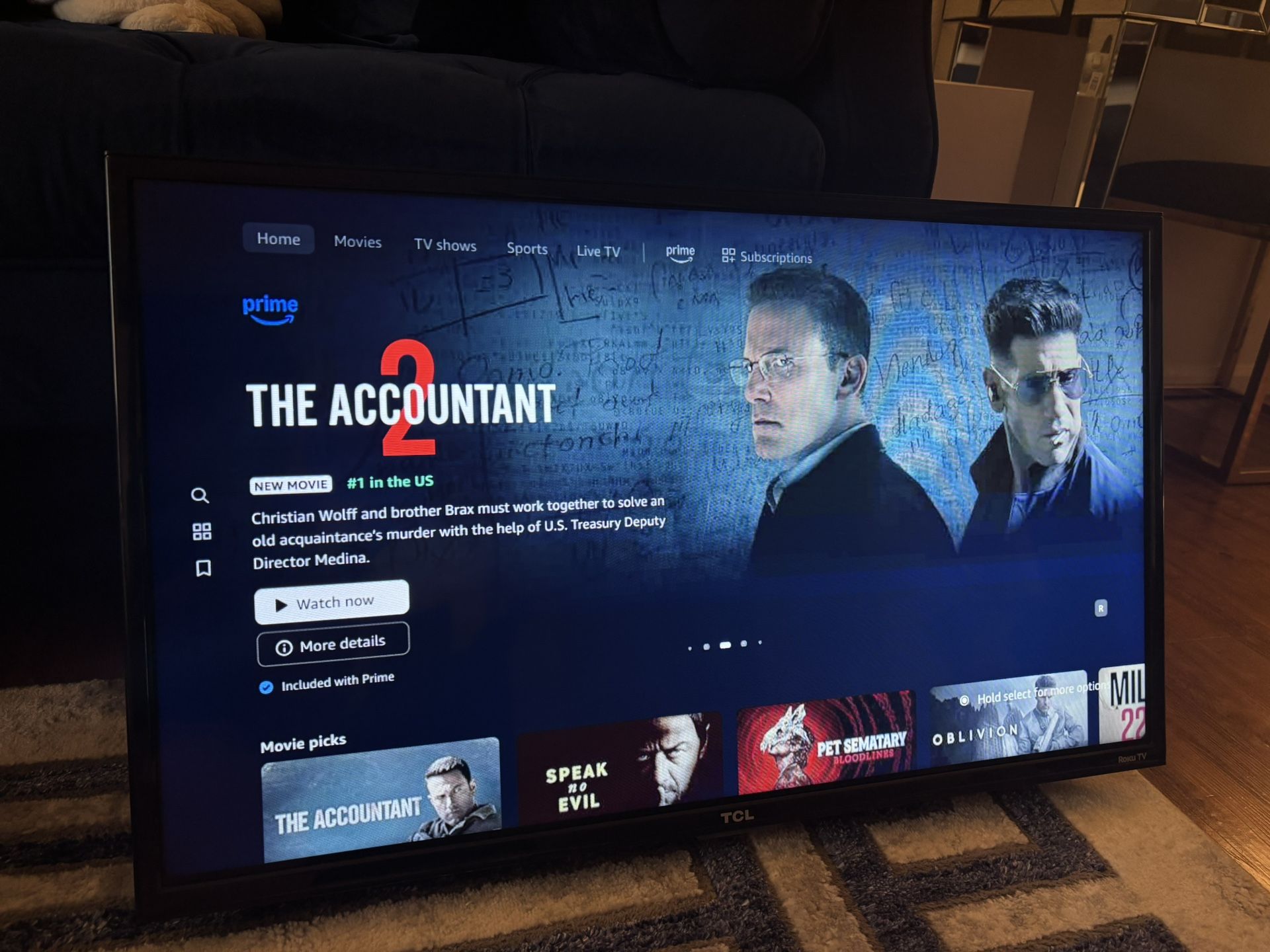 TCL 32” Roku Tv