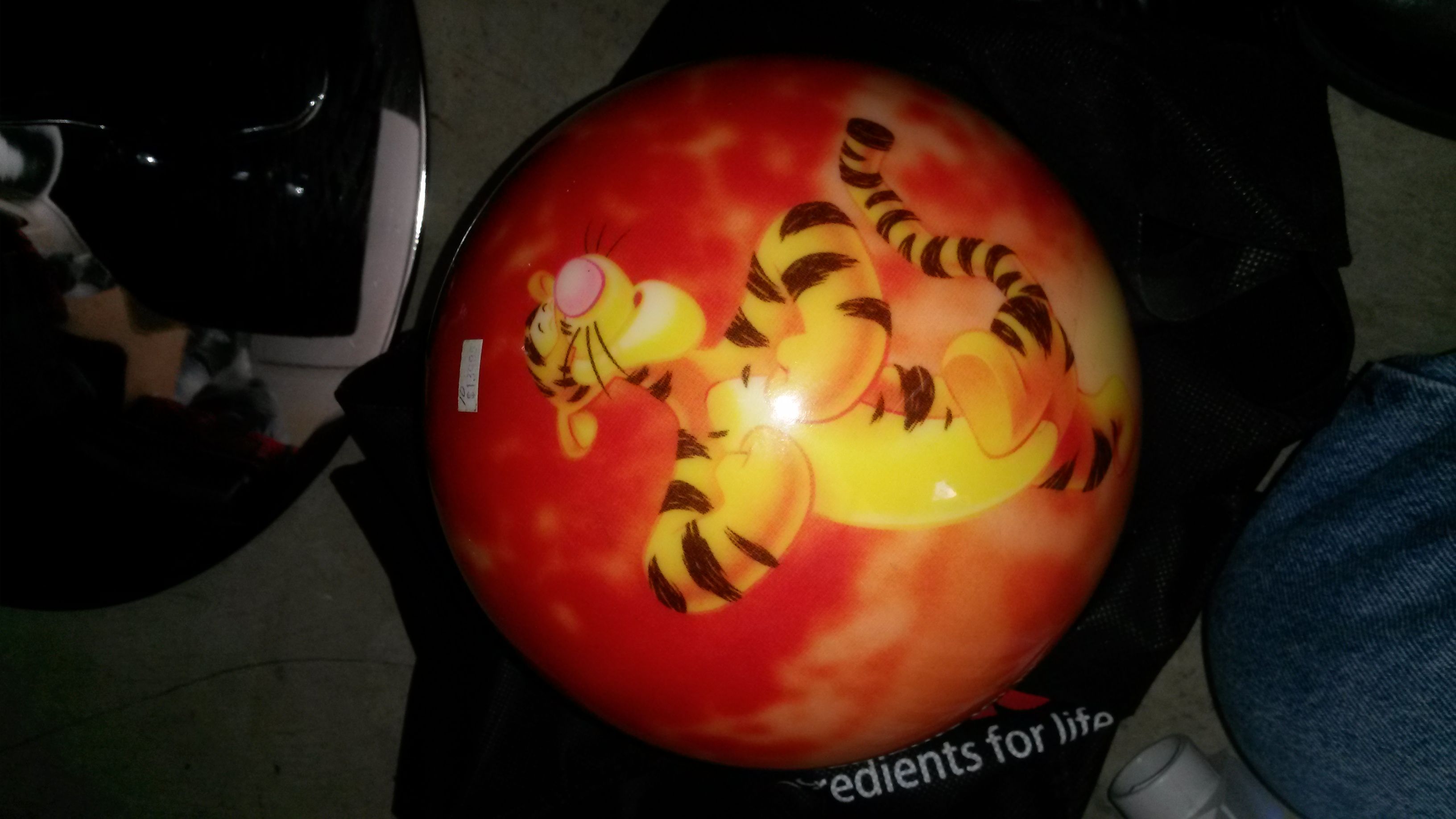 Bowling Balls no holes drilled yet $45 on Tigger,, worth $200,, winney the pooh $40,, sponge Bob,, $35..Scooby-Doo 35$, buy 2 discount