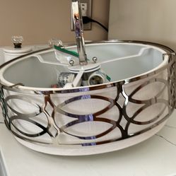 3 Grey And Wood Bar Height Stools 