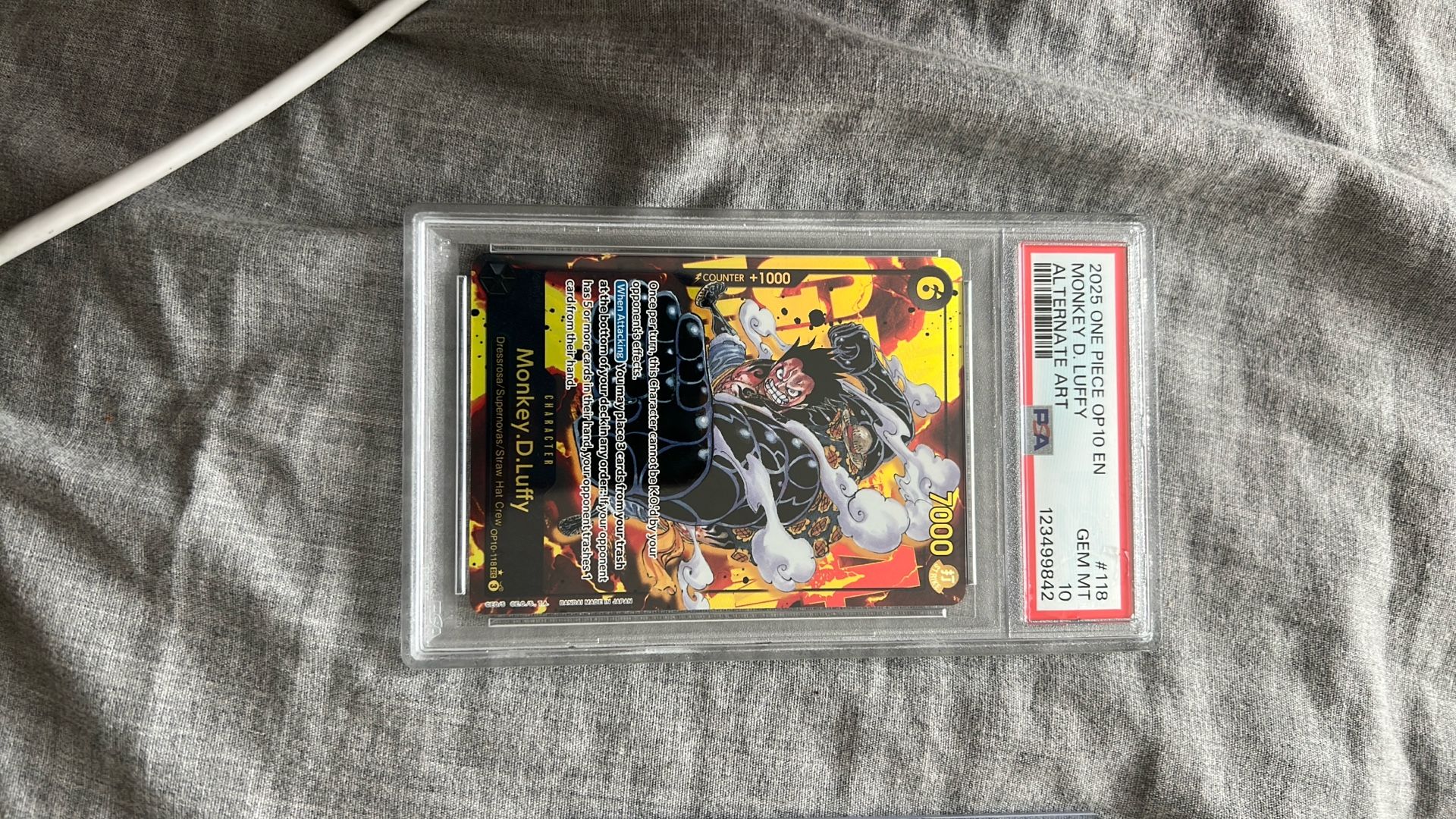 One Piece And Pokemon Slab / Cards.