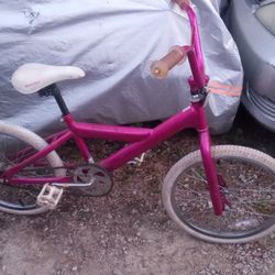 20 Inch Kids Bike Rides And Stops GREAT, Will Need Back Tire Eventually 