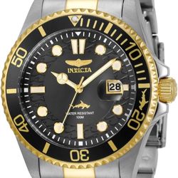 Brand New Invicta Pro Diver 30023 – Two‑Tone Silver/Gold Quartz – 43 mm w/ Box