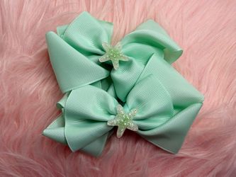 Hermosos Moños Para Niñas con Estrella de Mar (Pares) 🎀✨