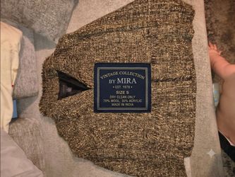 Vintage Collection by Mira Tweed Jacket Size S