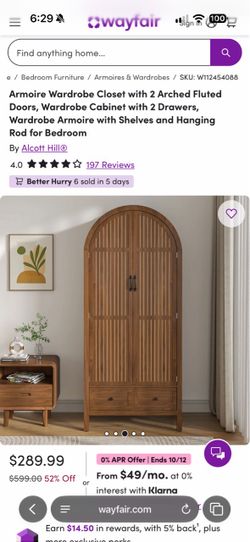 Armoire Wardrobe Wayfair
