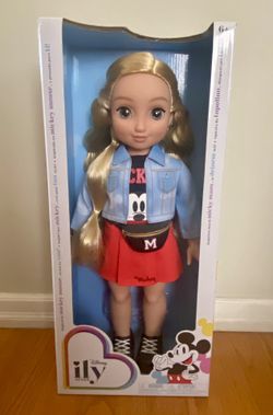 DISNEY TOY, ILY 4 EVER MICKEY MOUSE DOLL (NEW)