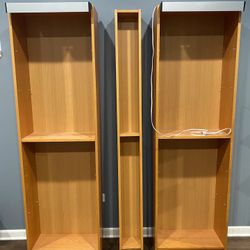 2x IKEA BILLY Bookcases + CD Tower + 2x Light Kits