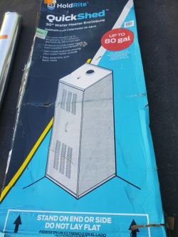 Water heater shed new