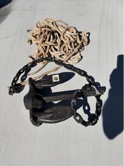 Boat Anchor & Rope