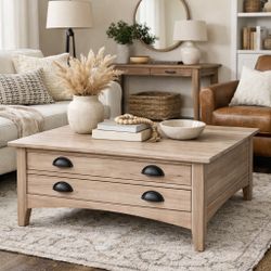 Ethan Allen Solid Cherry Coffee Table – Made in USA – Restored