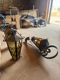 Antique/ Vintage Iron Lanterns $125 each