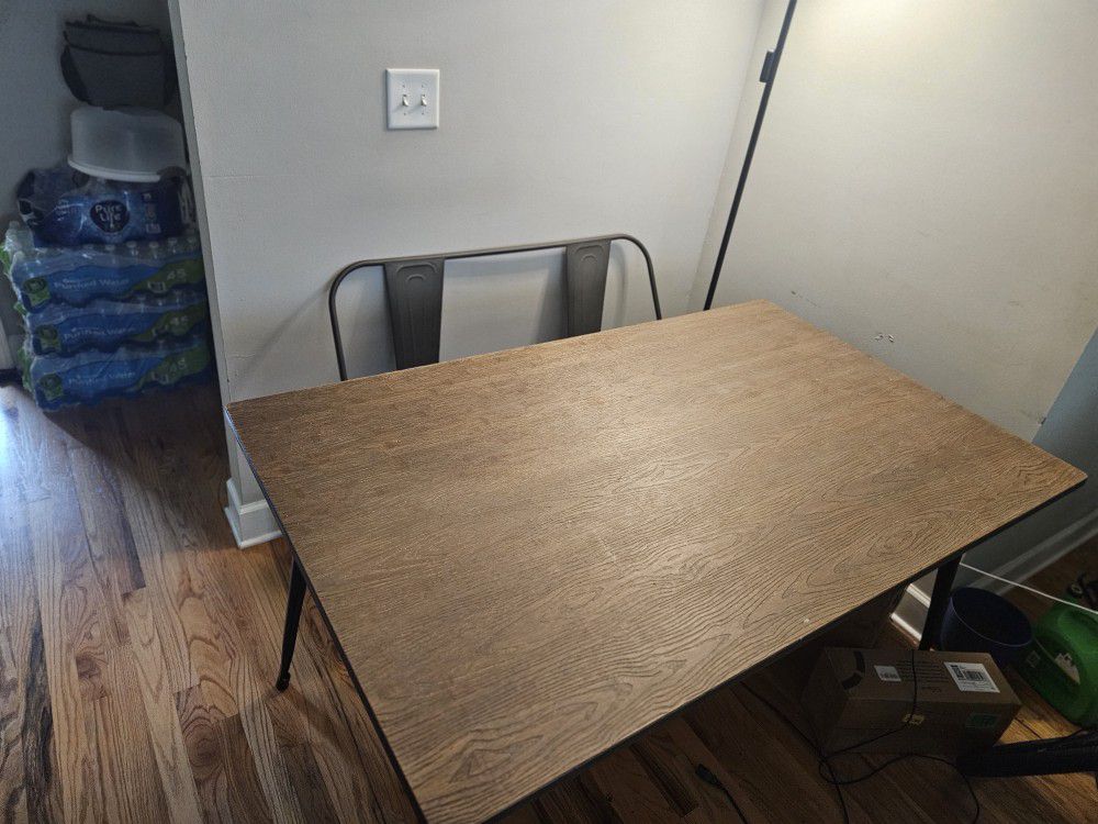Dinner Table With BENCH And Desk